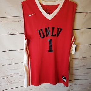 Nike Team Dri-Fit Red Sleeveless Jersey MEN LARGE